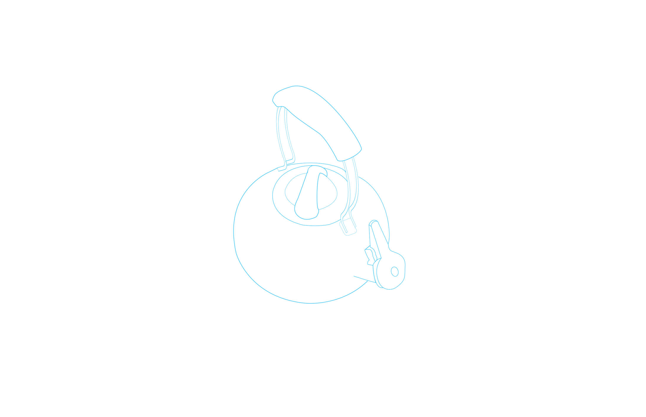Line Articulation of Teapot